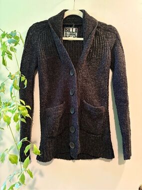 Billabong Black Textured Knit Sweater